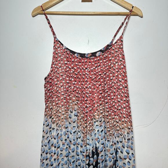 NIC + ZOE Blue Dahlia Maxi‎ Dress Womans Large - Picture 5 of 14